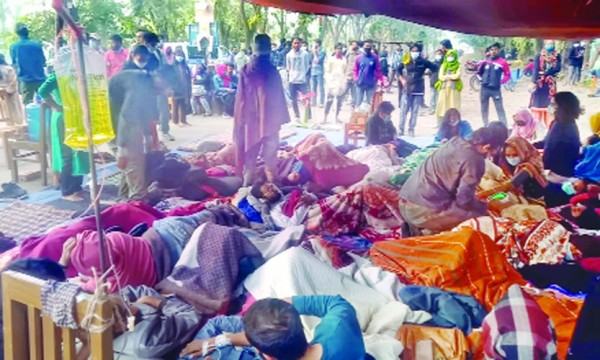 শাবিতে অনশনরত ৩ শিক্ষার্থী হাসপাতালে