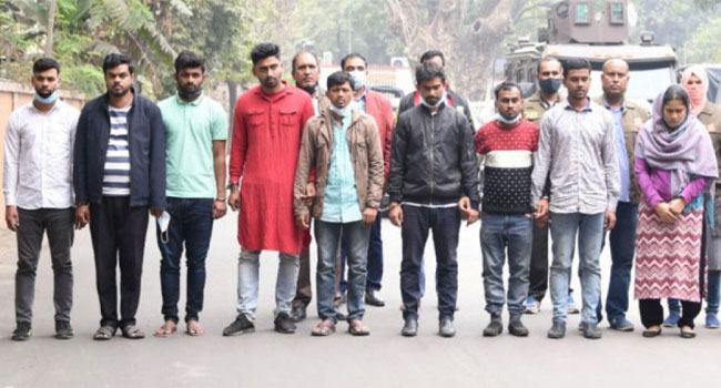 সরকারি নিয়োগ পরীক্ষায় প্রশ্নপত্র ফাঁস চক্রের ১০ সদস্য গ্রেফতার