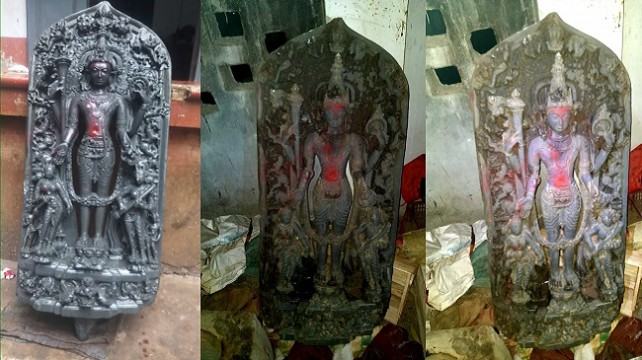 নওগাঁয় ৫০ কোটি টাকা মূল্যের কষ্টি পাথরের মূর্তিসহ আটক ২