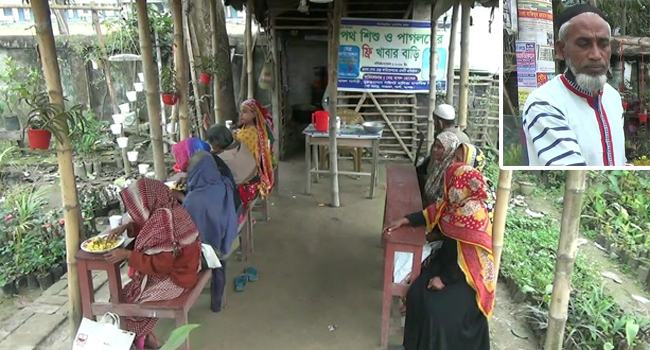 পথচারী, ভিক্ষুক ও ছিন্নমুল শিশুদের সেবায় দিন কাটে নৈশপ্রহরী বাদলের