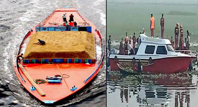 চাঁদপুরে বাল্কহেডের ধাক্কায় ট্রলারের ৫ শ্রমিক নিহত