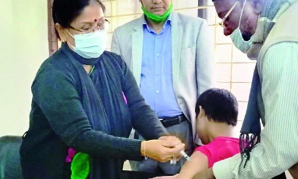 বাউবির প্রতিবন্ধী শিক্ষার্থীদের কোভিড ভ্যাকসিন প্রদান