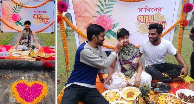 ঢাবির ‘জামাই হলে’ ব্যতিক্রমী গায়ে হলুদের অনুষ্ঠান