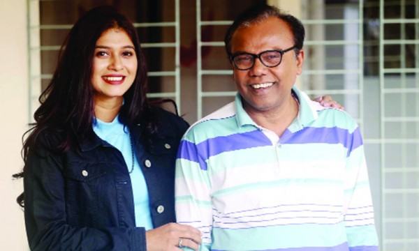 নাটকে বাবা-মেয়ে হিসেবে ব্যস্ত বাবু-তানিন