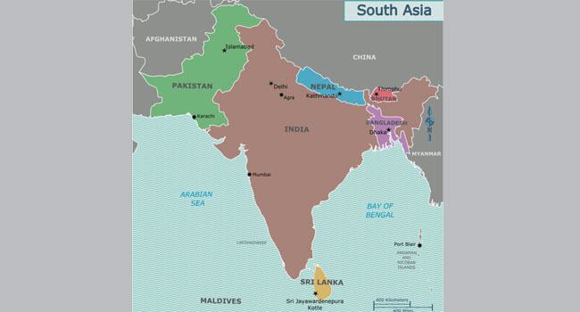 দক্ষিণ এশিয়ায় ভারতের প্রভাব