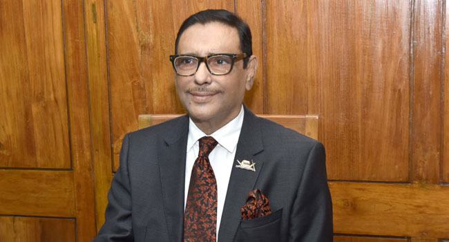 মিথ্যাচার ছাড়া বিএনপির রাজনৈতিক ভিত্তি নেই : ওবায়দুল কাদের