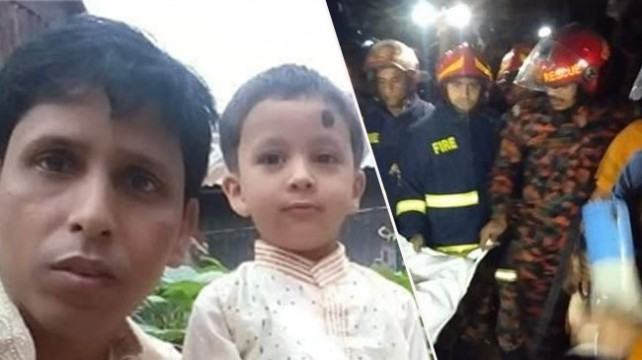 মা-বাবা-ভাই উদ্ধার, ঘরে আটকে দগ্ধ হয়ে শিশুর মৃত্যু