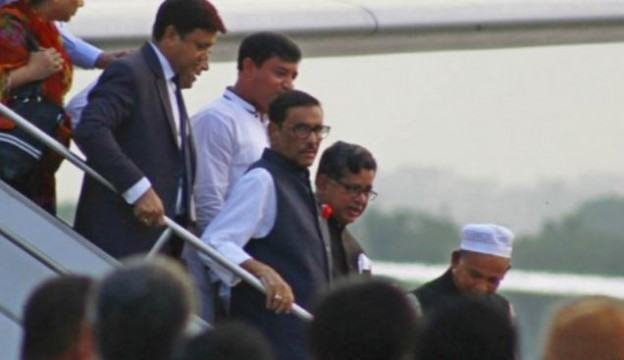 স্বাস্থ্য পরীক্ষা শেষে দেশে ফিরেছেন ওবায়দুল কাদের