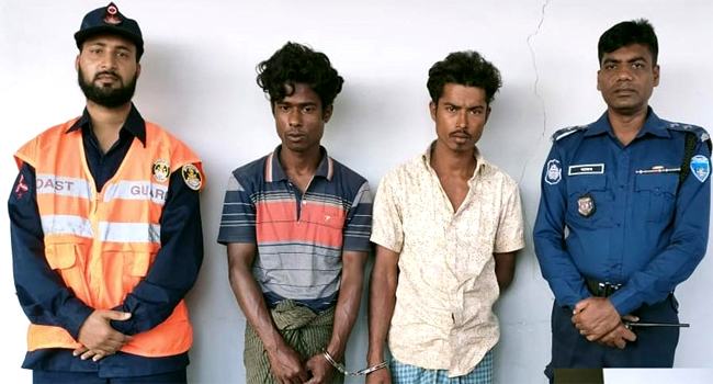 ভাসানচরে রোহিঙ্গা যুবকদের সবজি বাগানে ইয়াবার কারবার, আটক ২