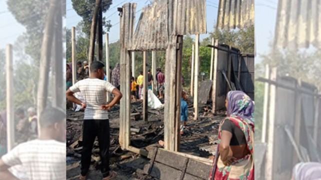 একঘণ্টার আগুনে কোটি টাকার ক্ষতি