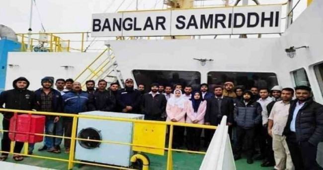 সন্ধ্যায় দেশের উদ্দেশে রওনা হবেন ২৮ নাবিক
