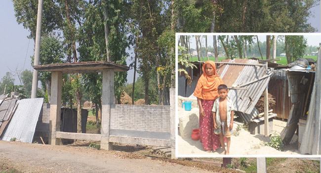 কবরস্থানে বসবাস ভূমিহীন ৩ পরিবারের