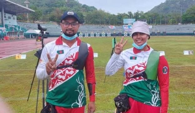ভারতকে হারিয়ে বাংলাদেশের রোমান-নাসরিন জুটির স্বর্ণজয়