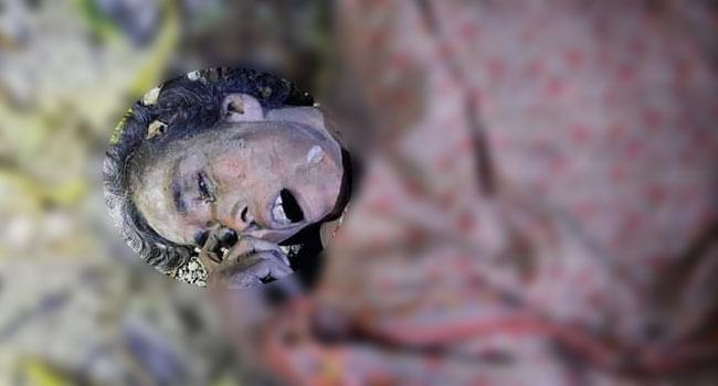 আলু ক্ষেতে পড়ে ছিল নারীর লাশ