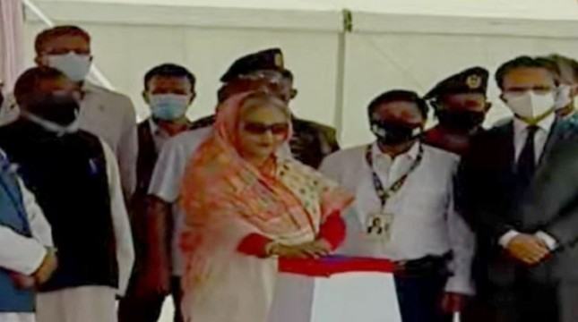 পায়রা তাপ বিদ্যুৎকেন্দ্রের উদ্বোধন করলেন প্রধানমন্ত্রী