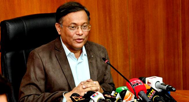 স্বাধীনতা বিরোধী অপশক্তির রক্ষাকবচ এবং প্রধান পৃষ্ঠপোষক হচ্ছে বিএনপি : তথ্যমন্ত্রী