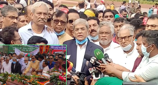 বাংলাদেশ থেকে গণতন্ত্র নির্বাসিত হয়েছে : মির্জা ফখরুল