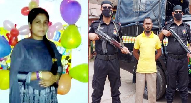নববধূকে শ্বাসরোধে হত্যার পর আগুন ধরিয়ে দেয় স্বামী