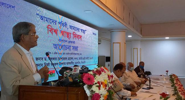 সরকারের অপকর্ম বিশ্ববাসীর কাছে প্রকাশ পেয়েছে : মির্জা ফখরুল
