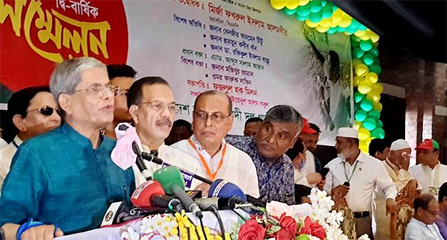 গণতন্ত্র ধ্বংস করে একদলীয় বাকশাল প্রতিষ্ঠাই তাদের মূল লক্ষ্য : মির্জা ফখরুল