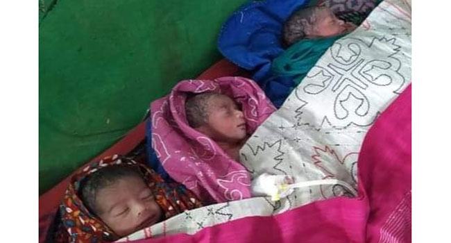 বরগুনায় একইসাথে ৩ সন্তান জন্ম দিলেন মা