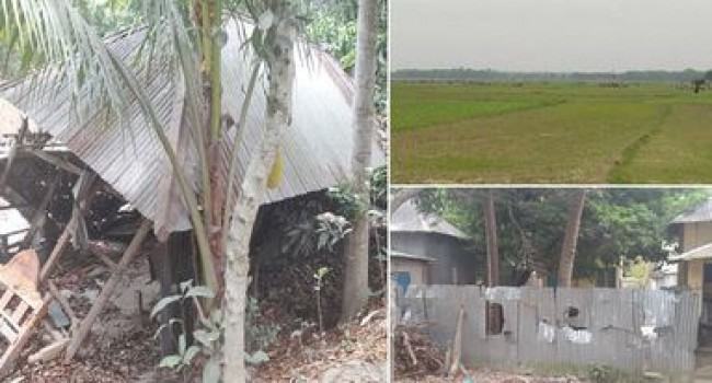 সালথায় ফের দুই পক্ষের সংঘর্ষে বাড়িঘর ভাঙচুর, আতঙ্কে নারীর মৃত্যু