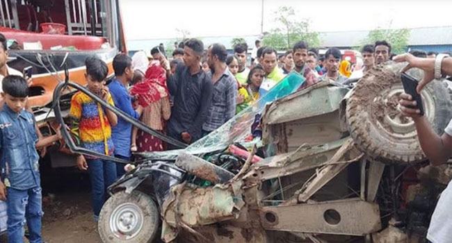 গাজীপুরে দুটি দুর্ঘটনায় নিহত ৫