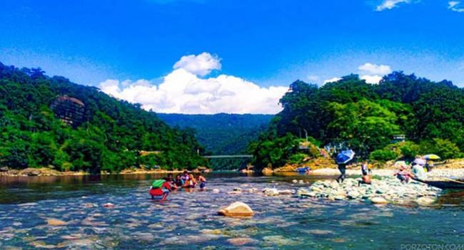 জাফলংয়ে প্রবেশ ফি : ৭ মাসে ৪০ লাখ টাকা আয়
