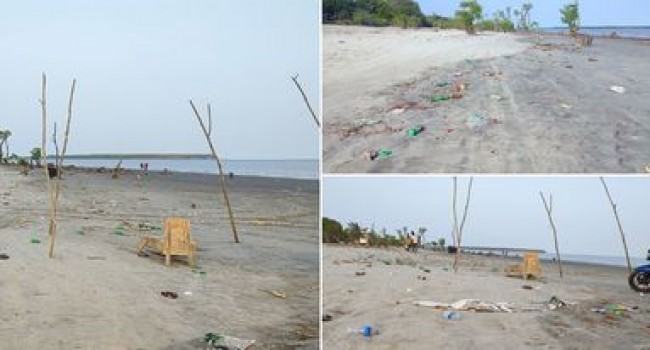 জাহাজমারা সৈকতে সৌন্দর্য নষ্ট হওয়ার শঙ্কা