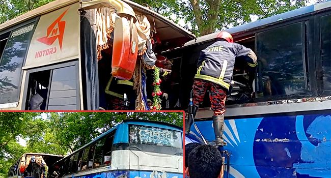 মানিকগঞ্জে দুই বাসের মুখোমুখী সংঘর্ষ, নিহত ৩
