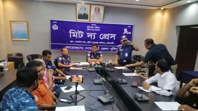 নোয়াখালীতে বাবাকে পিটিয়ে হত্যার ঘটনায় মেয়ে, জামাই ও নাতি গ্রেফতার