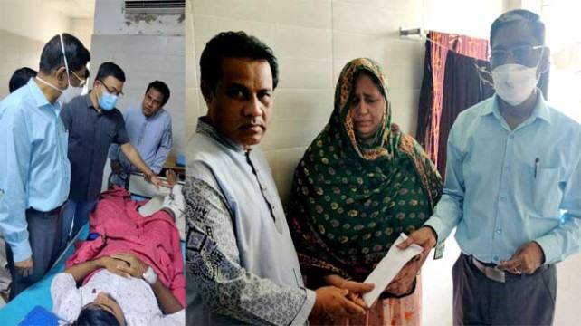 জনি ও নাঈমের চিকিৎসার দায়িত্ব নিলেন এমপি প্রাণ গোপাল