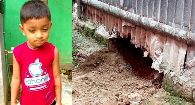 সিঁধ কেটে শিশু অপহরণ, ২০ ঘণ্টা পর উদ্ধার