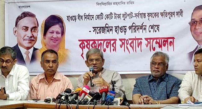 কৃষিতে জিয়া-খালেদা ছাড়া কেউ ভূমিকা রাখেননি : ফখরুল