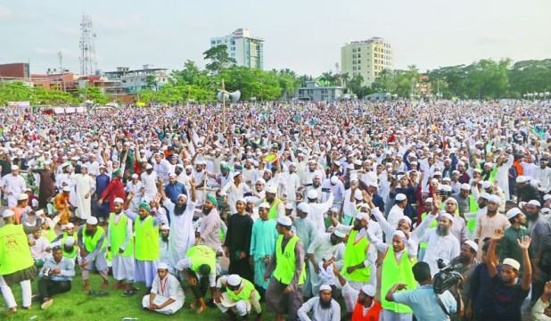 ঐক্যবদ্ধ হলে ইসলামই হবে দেশের প্রধান রাজনৈতিক শক্তি : চরমোনাই পীর