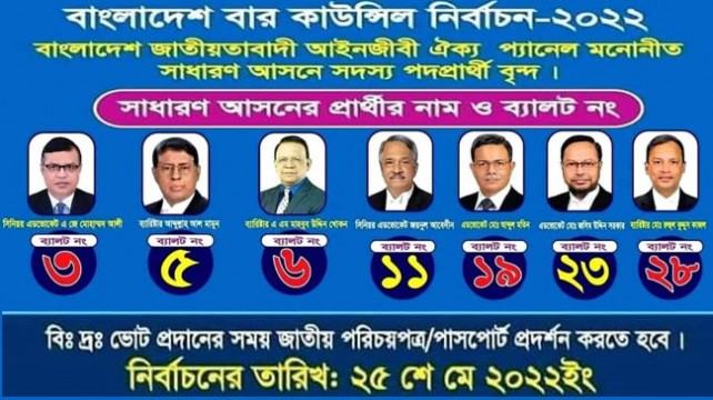 বিচার বিভাগের স্বাধীনতার ভারসাম্য রক্ষায় বিএনপি সমর্থিত প্যানেলকে বিজয়ী করার আহ্বান