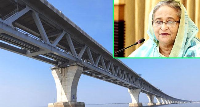 নিজস্ব অর্থায়নে পদ্মা সেতু নির্মাণ করায় দেশের ভাবমূর্তি উজ্জ্বল হয়েছে : প্রধানমন্ত্রী