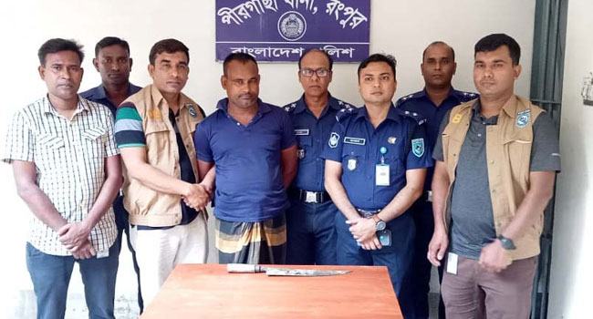 রংপুরে ব্যবসায়ী হত্যা, অভিযুক্ত ফারুক গ্রেফতার