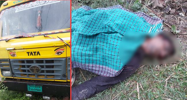 কুষ্টিয়াতে বেপরোয়া ট্রাকের ধাক্কায় ভ্যানচালক নিহত