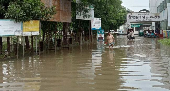 কুলাউড়ার বন্যা পরিস্থিতির আরো অবনতি