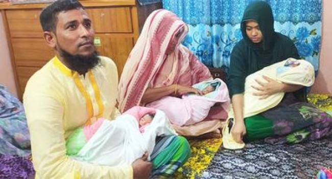 নারায়ণগঞ্জে একসাথে জন্ম নিলো আরো ৩ কন্যা সন্তান