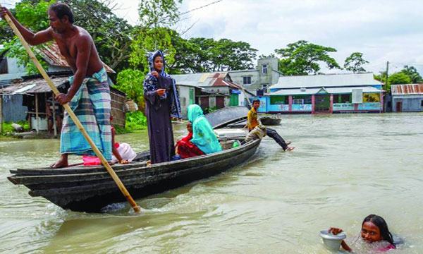 বন্যায় স্বাস্থ্য সচেতনতা