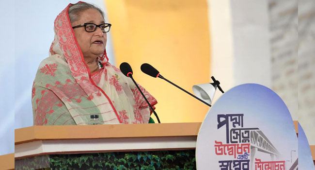 পদ্মা সেতু গর্ব, সম্মান ও যোগ্যতার প্রতীক : প্রধানমন্ত্রী