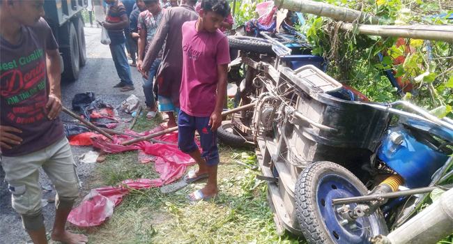রংপুরে ট্রাক-অটোরিকশা সংঘর্ষে নিহত ৫