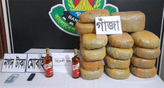 টাঙ্গাইলে দেড় মণ গাঁজাসহ ৩ মাদক কারবারি আটক