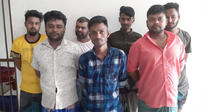 ভাঙ্গা থেকে মোবাইল ব্যাঙ্কিংয়ের ৭ প্রতারক গ্রেফতার