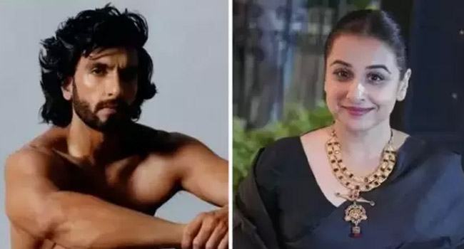 রণবীরের নগ্ন ফটোশ্যুট নিয়ে এ কী বললেন বিদ্যা?