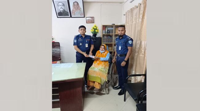 বিকাশে খোয়া যাওয়া চিকিৎসার টাকা ফিরিয়ে দিলেন ওসি