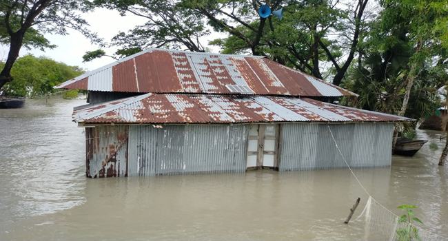 ভোলায় জোয়ারে প্লাবিত ১০ গ্রাম : পানিবন্দি ২০ হাজার মানুষ