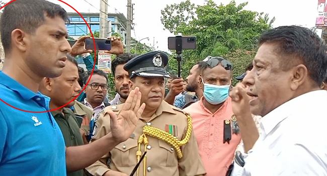বরগুনা থেকে সরিয়ে নেয়া হয়েছে পুলিশের সেই কর্মকর্তাকে